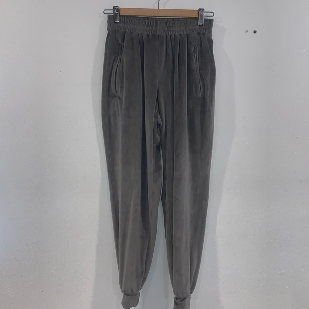 SKIMS LOUNGE SWEATPANTS VELVET GREY SIZE SMALL